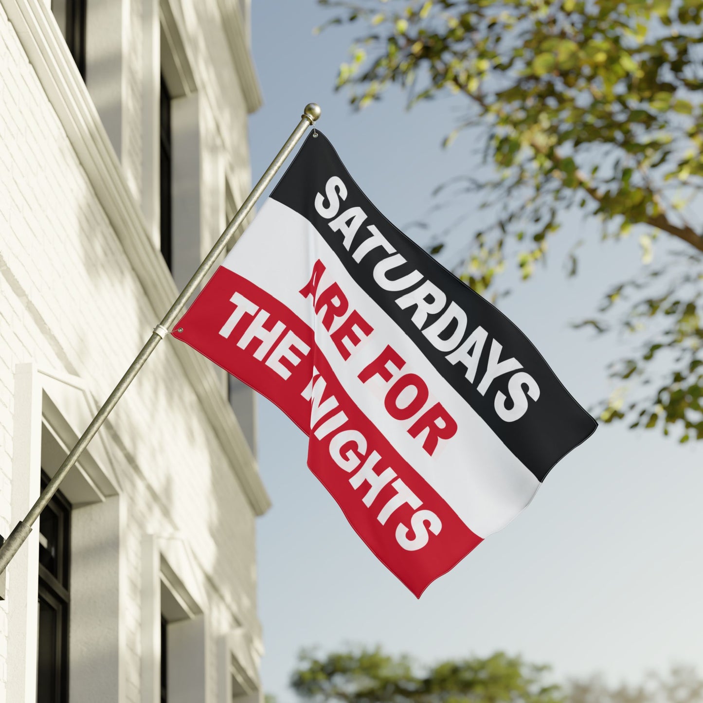 Saturdays Are For The Knights Flag