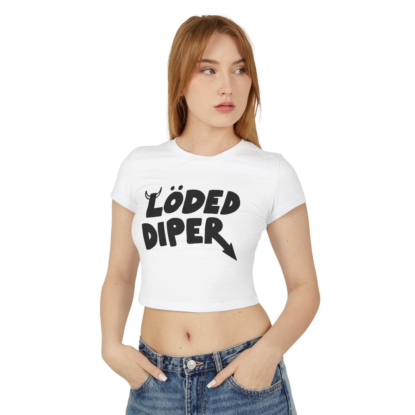 Loded Diper Women's Baby Tee