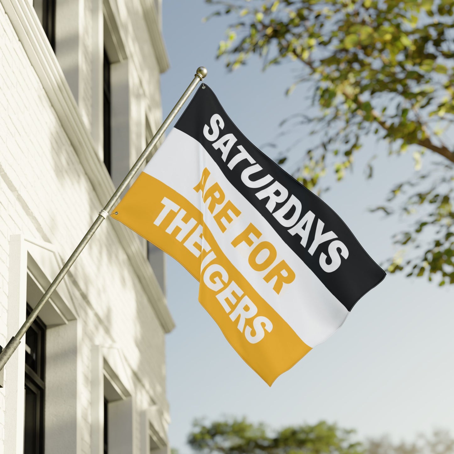 Saturdays Are For The Tigers Flag