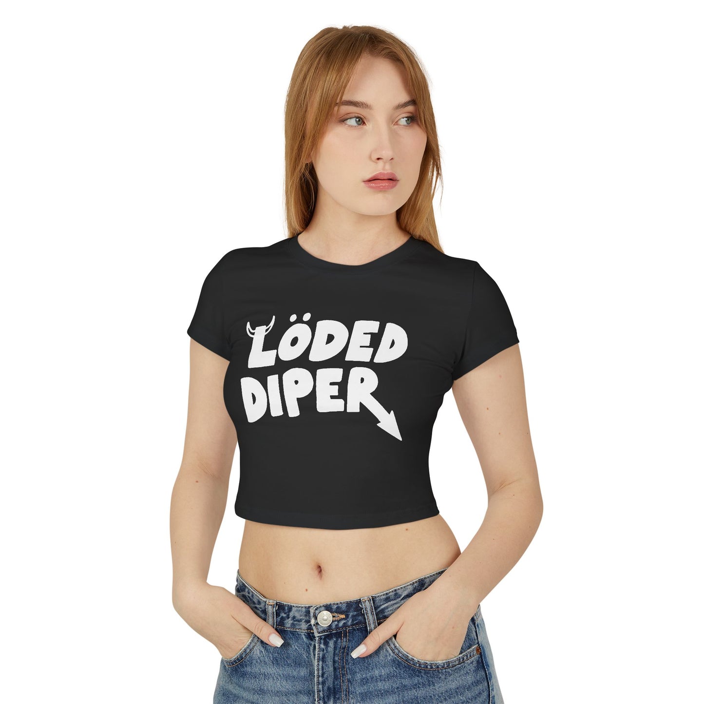 Loded Diper Women's Baby Tee