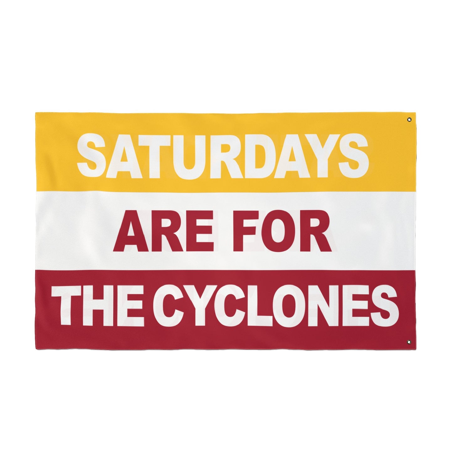 Saturdays Are For The Cyclones Flag