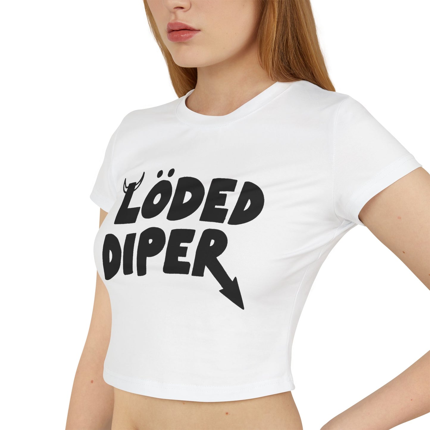 Loded Diper Women's Baby Tee