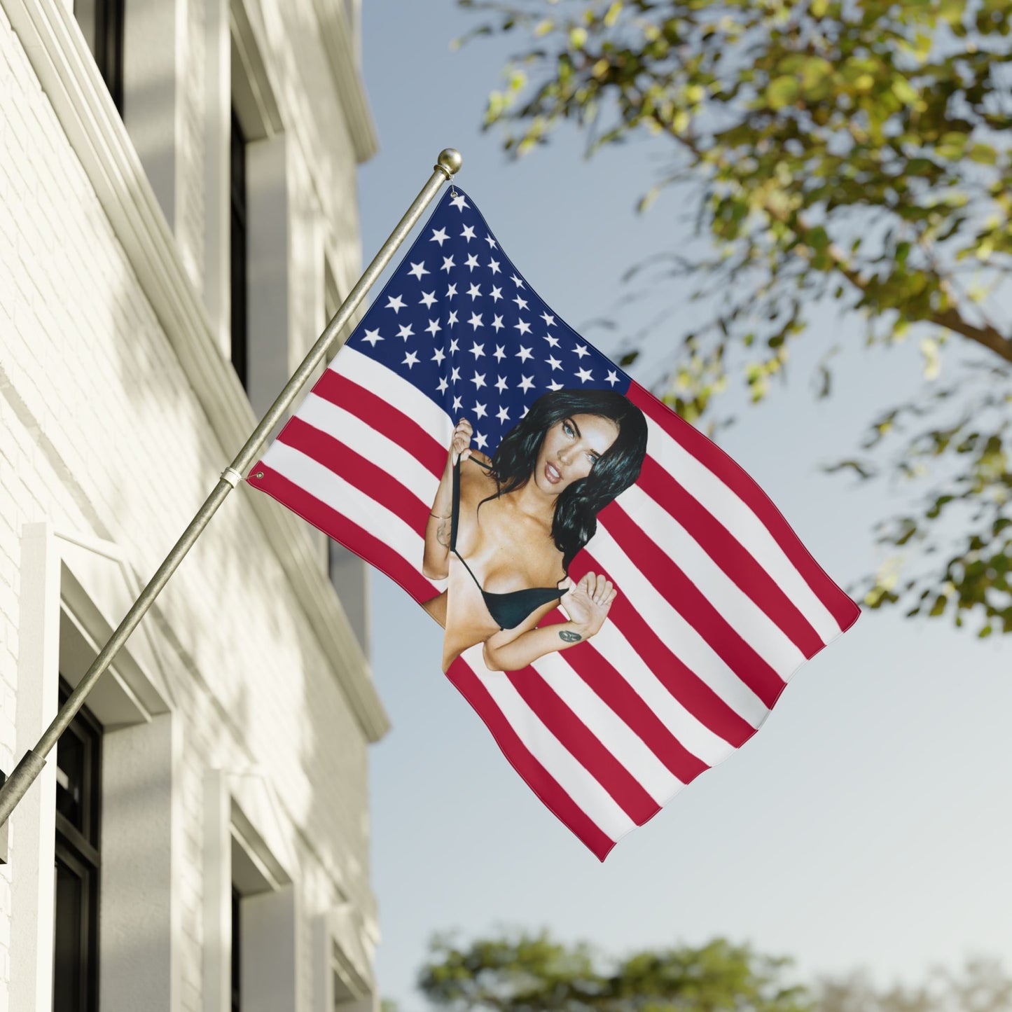 Megan Fox American Flag