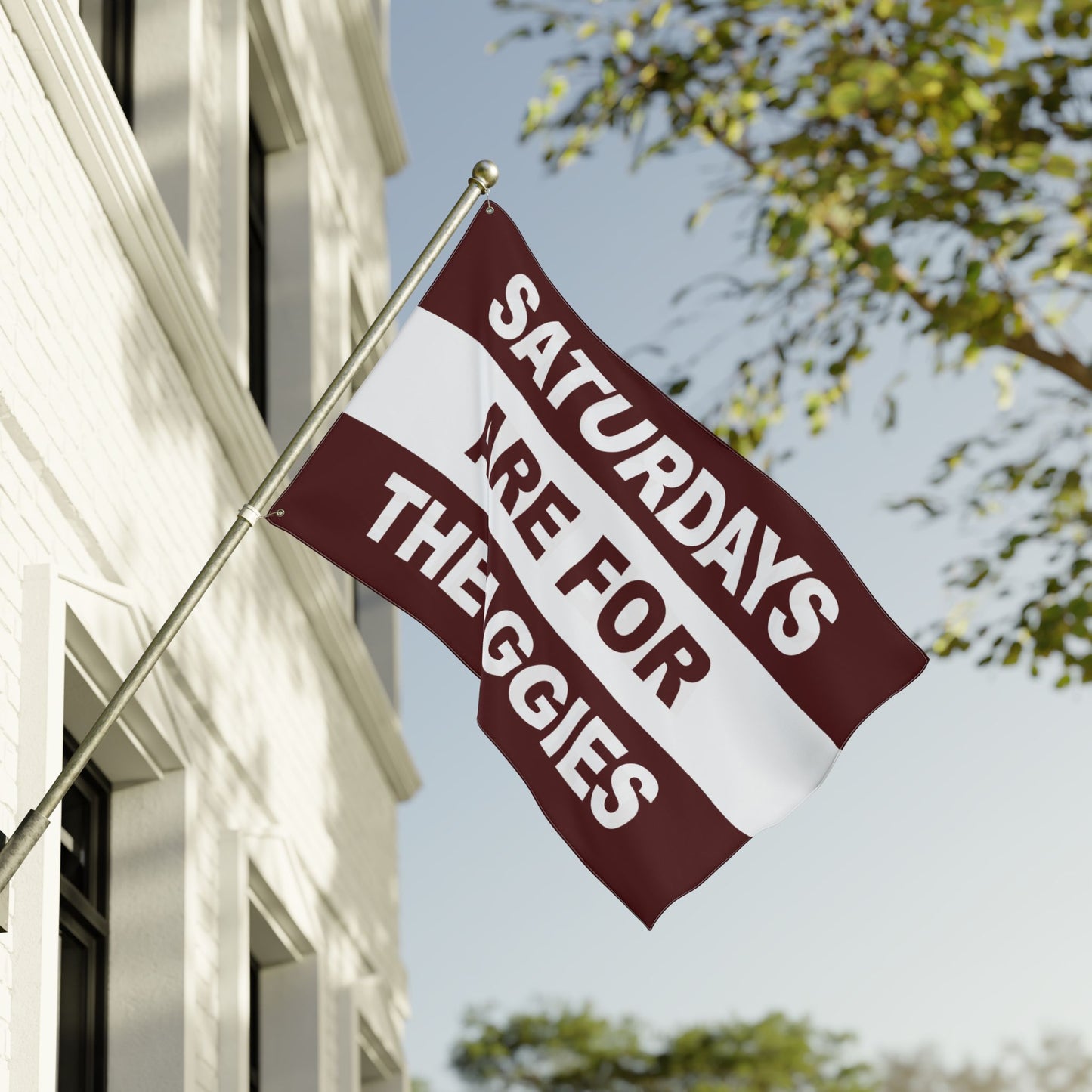 Saturdays Are For The Aggies Flag