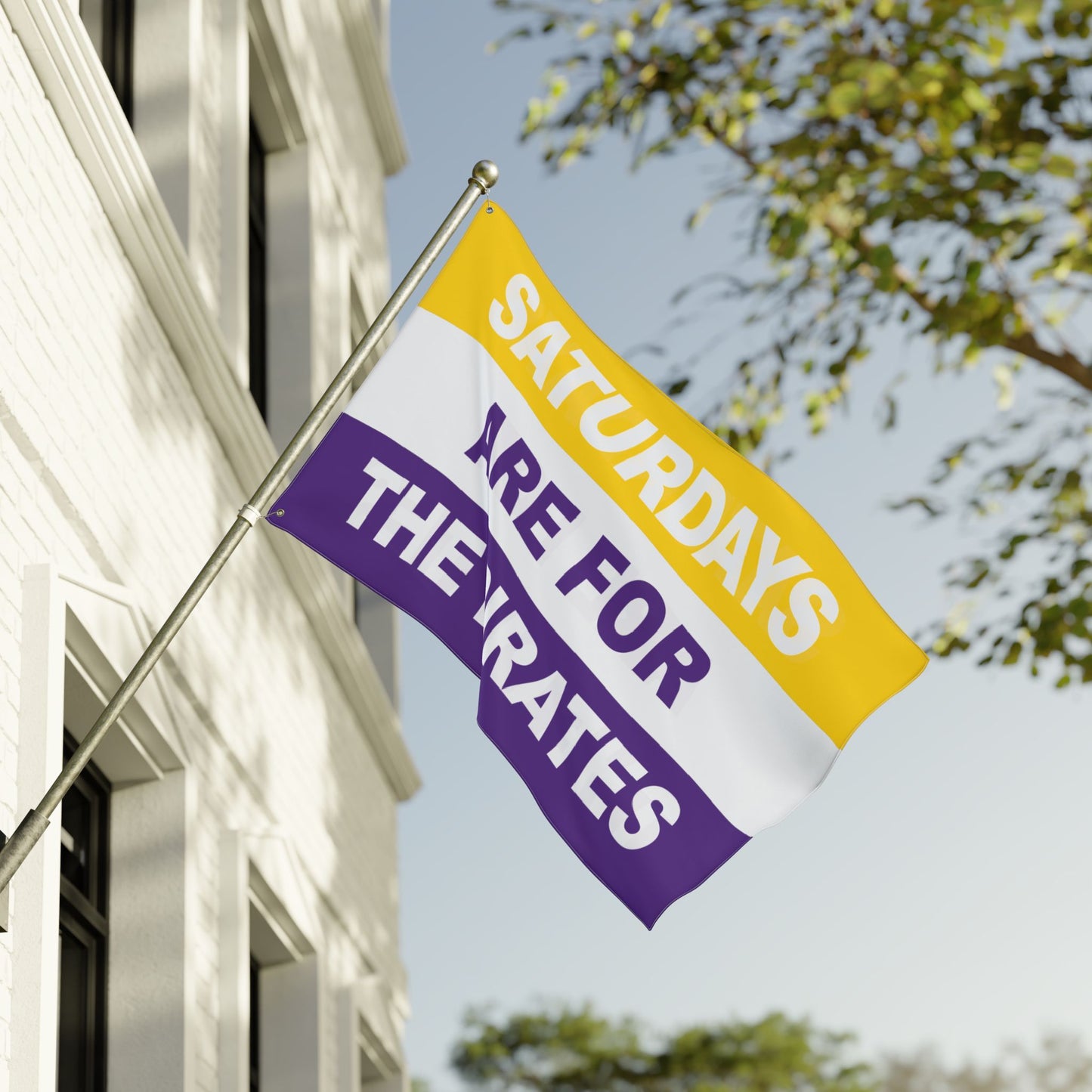 Saturdays Are For The Pirates Flag