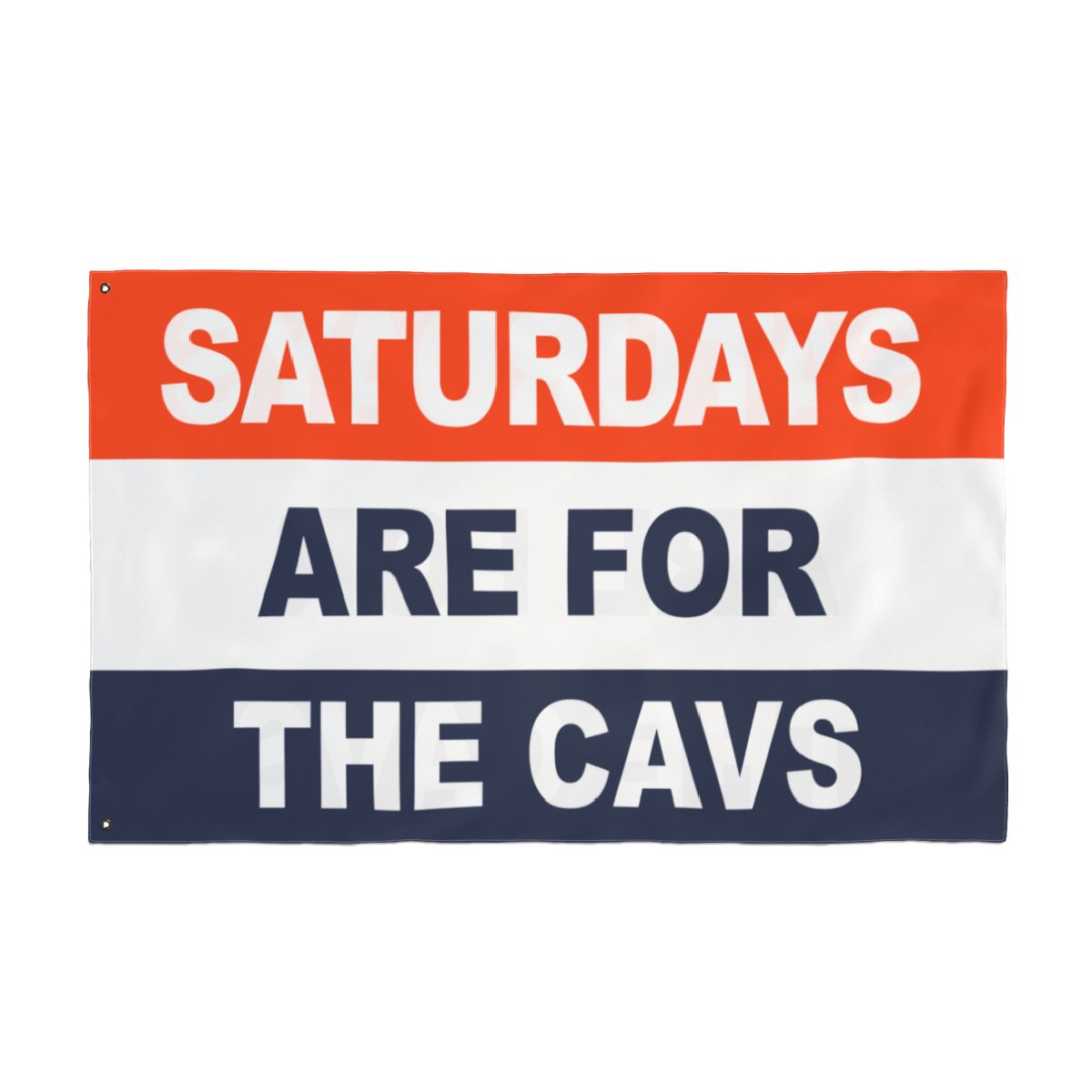 Saturdays Are For The Cavs Flag