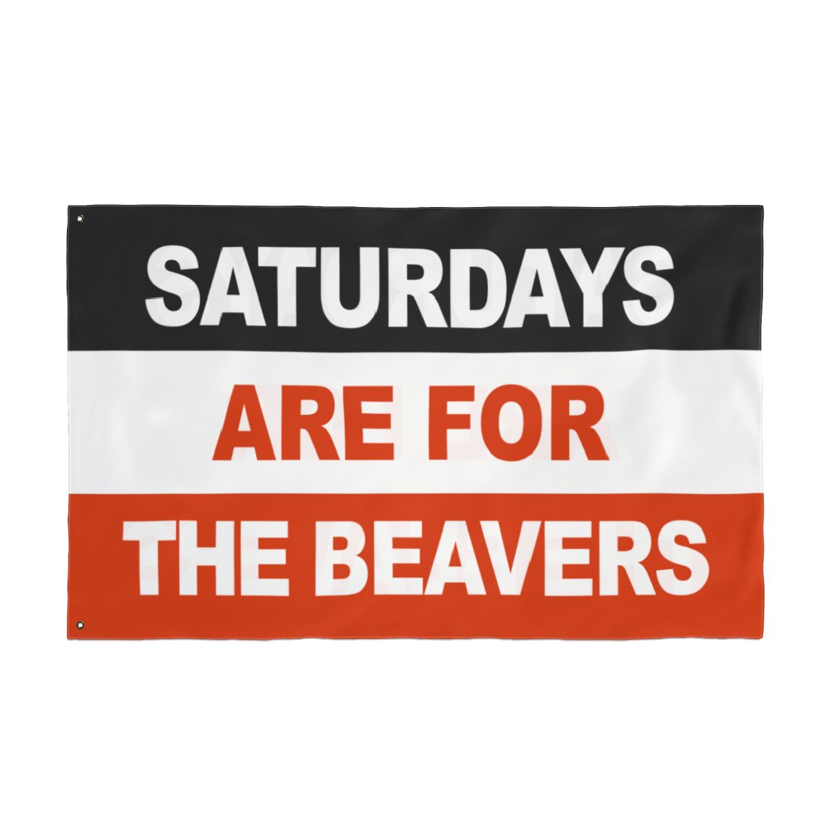 Saturdays Are For The Beavers Flag