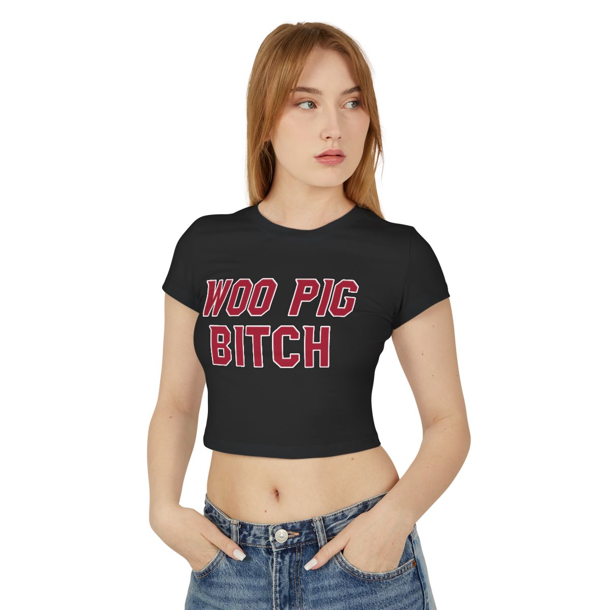 Woo Pig Bitch Organic Baby Tee