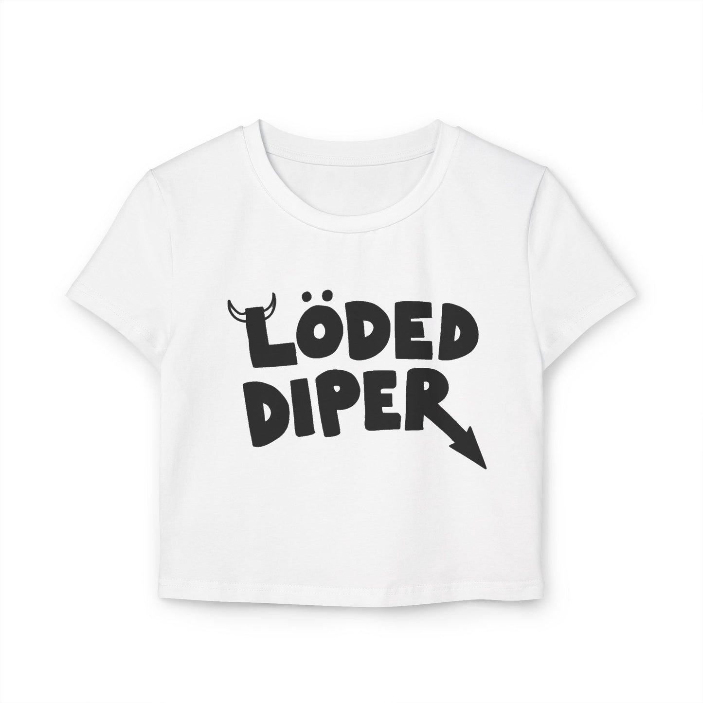 Loded Diper Women's Baby Tee