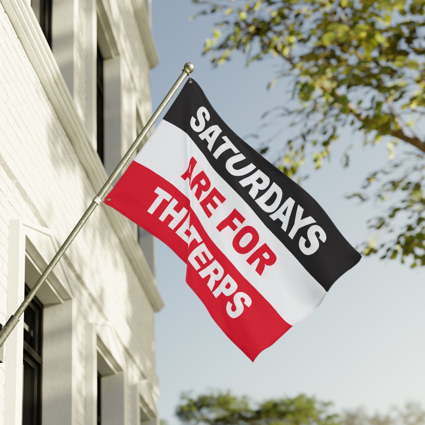 Saturdays Are For The Terps Flag