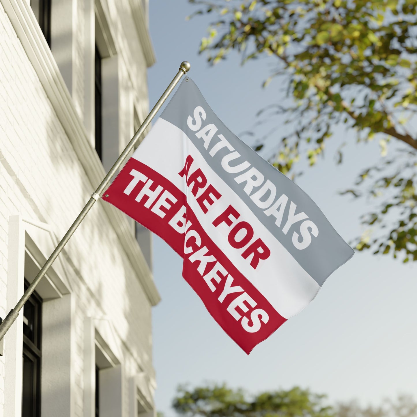 Saturdays Are For The Buckeyes Flag