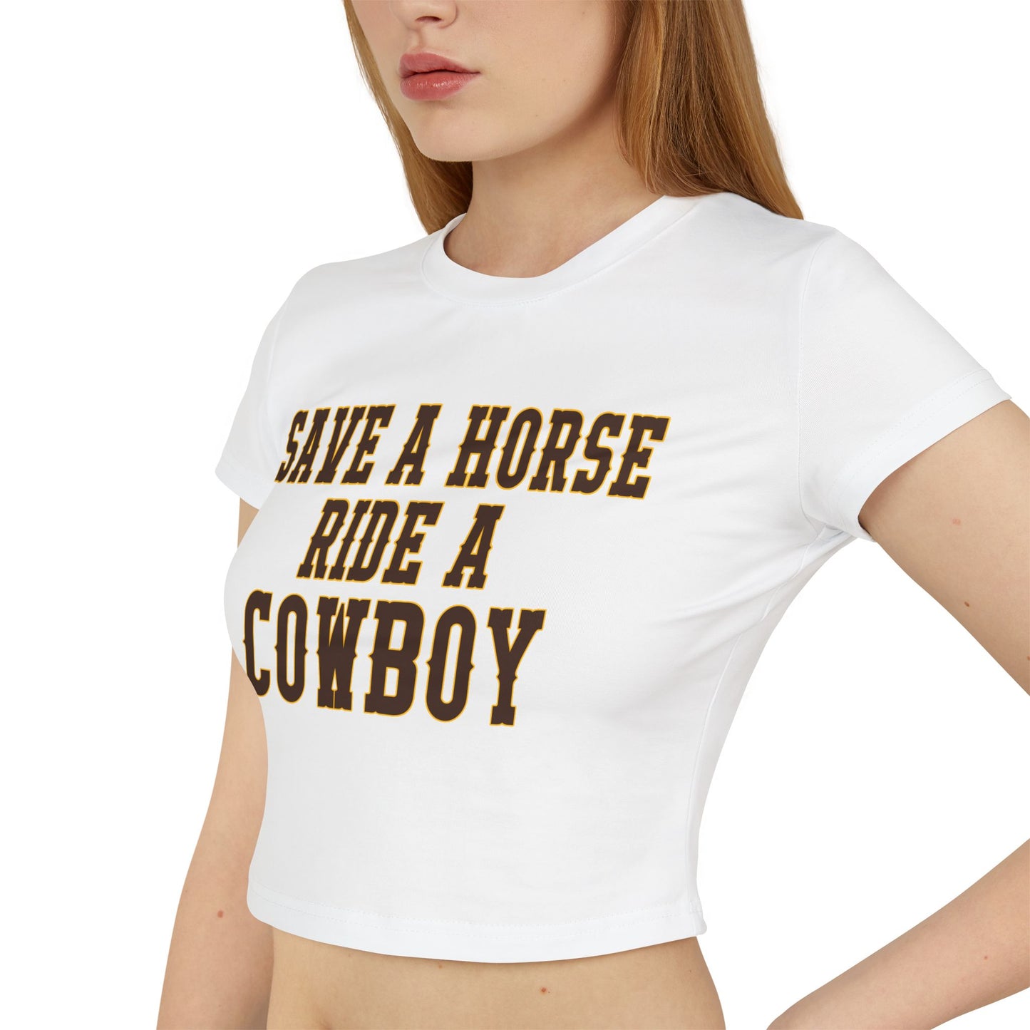 Save A Horse Ride A Cowboy Women's Baby Tee