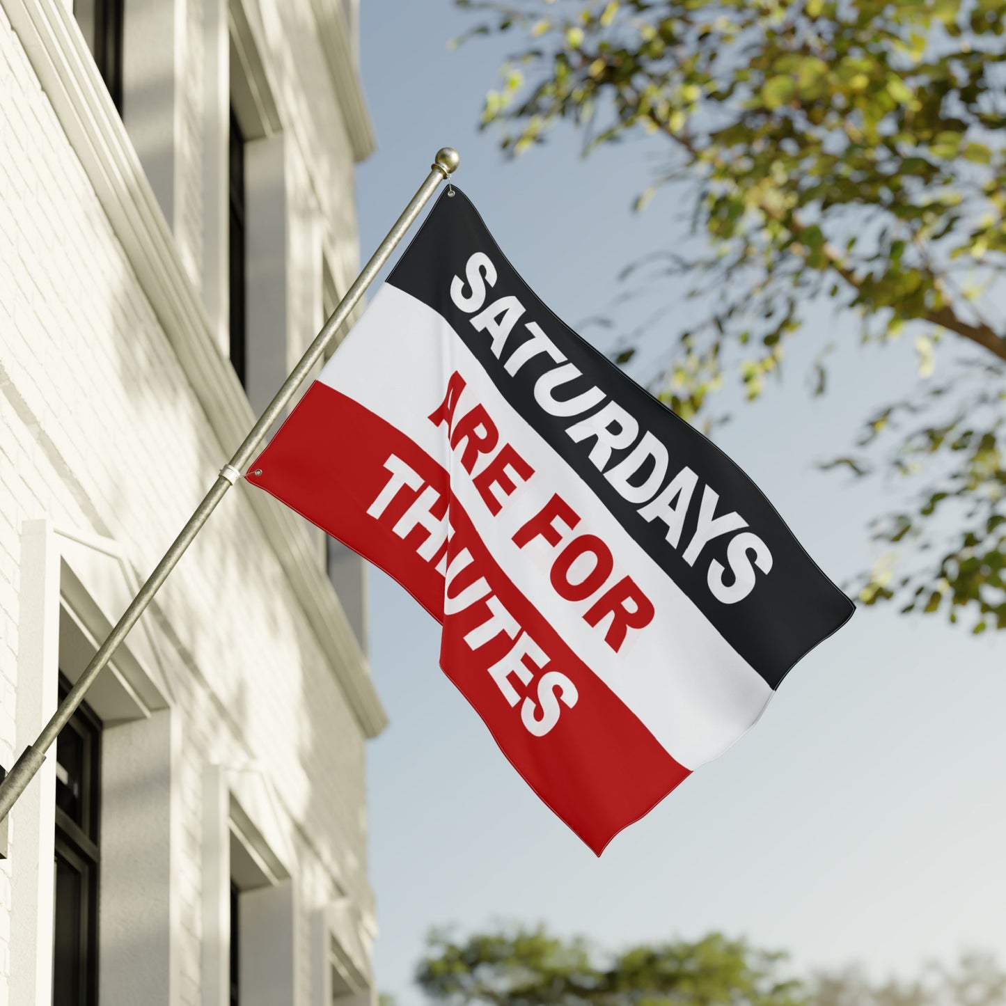 Saturdays Are For The Utes Flag