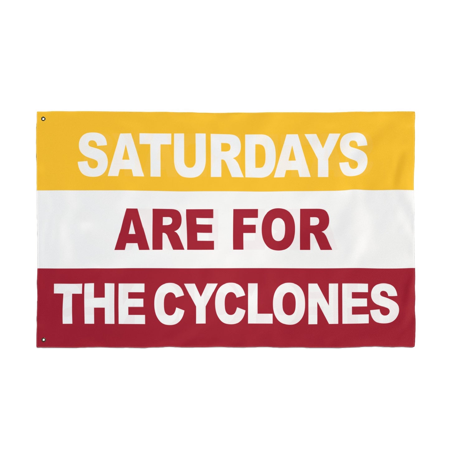 Saturdays Are For The Cyclones Flag