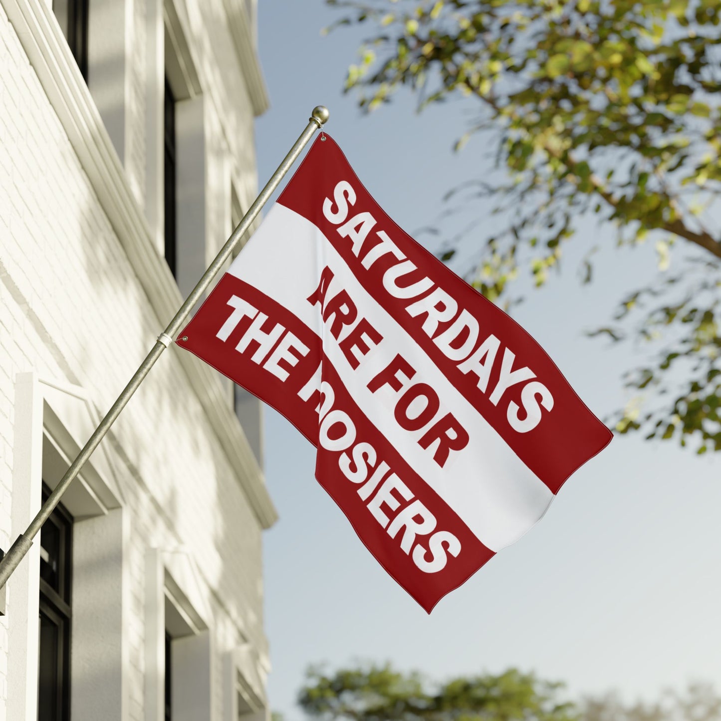 Saturdays Are For The Hoosiers Flag