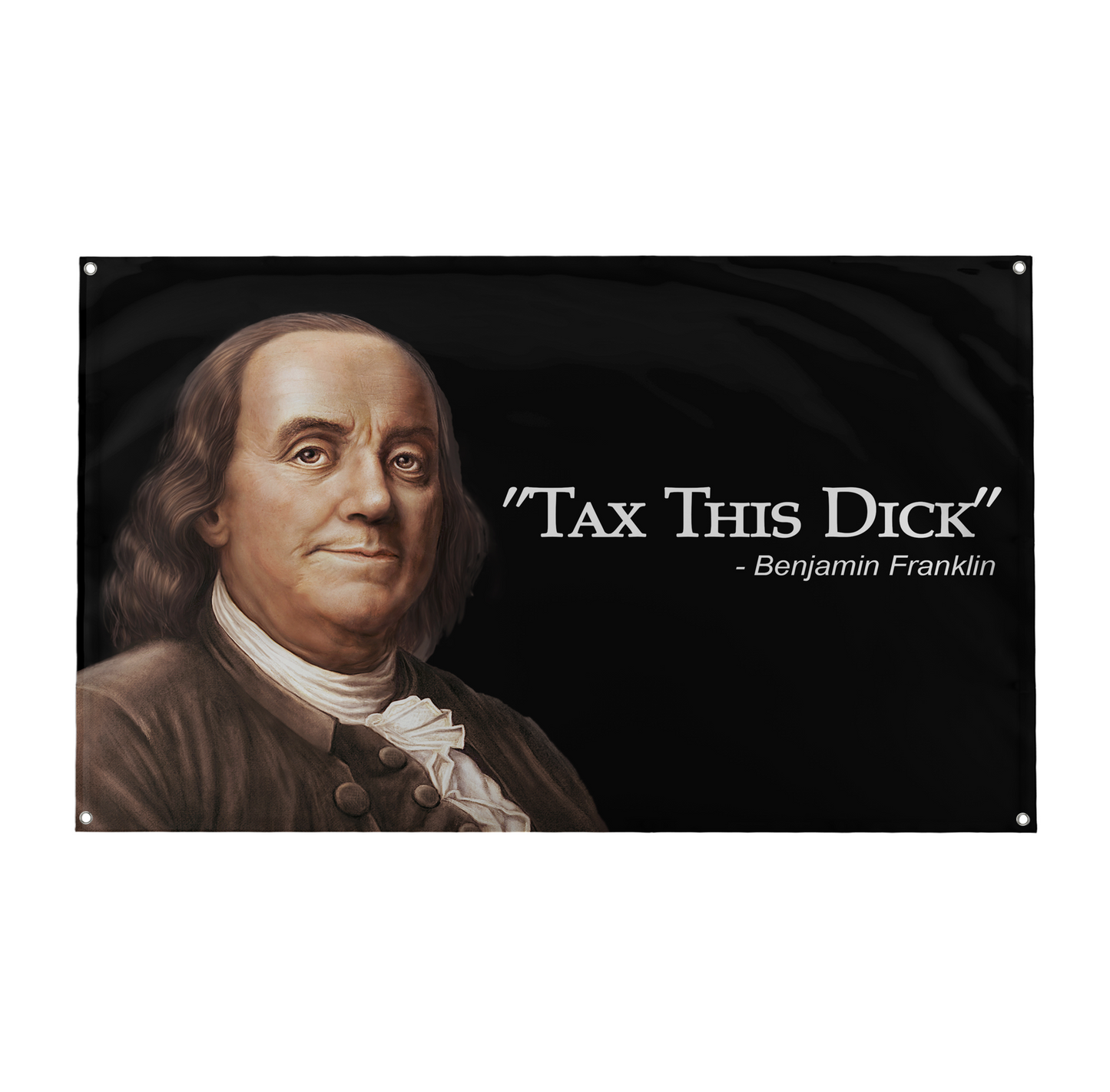Tax This Dick- Benjamin Franklin Flag