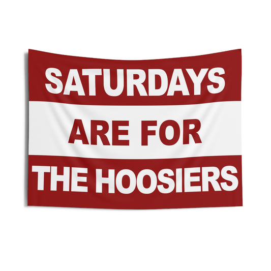 Saturdays Are For The Hoosiers Flag