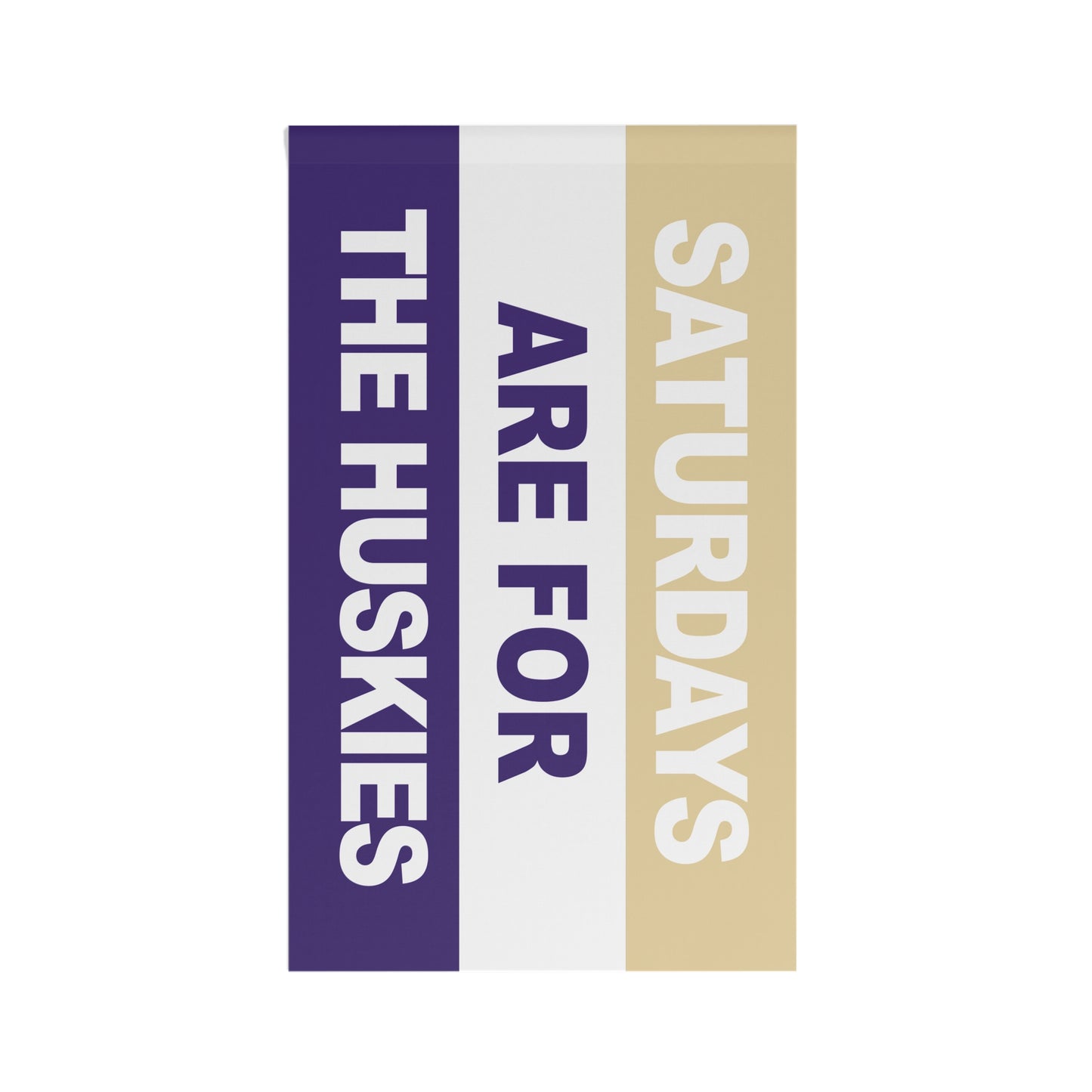 Saturdays Are For The Huskies Flag