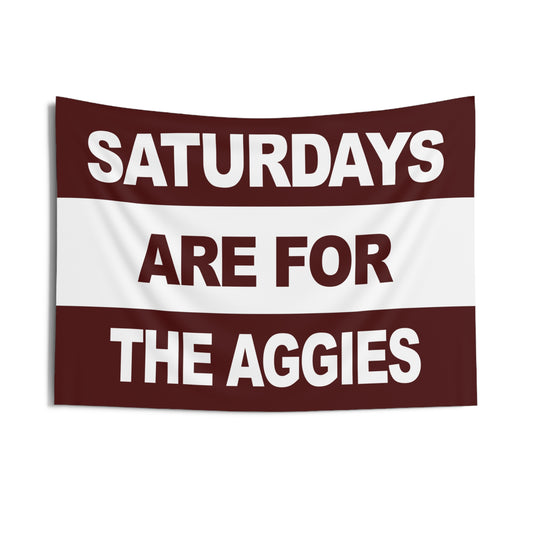 Saturdays Are For The Aggies Flag