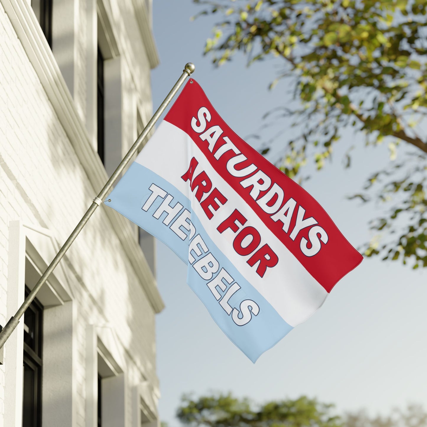 Saturdays Are For The Rebels Flag