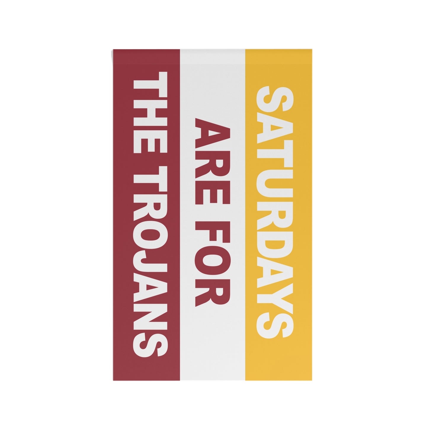 Saturdays Are For The Trojans Flag