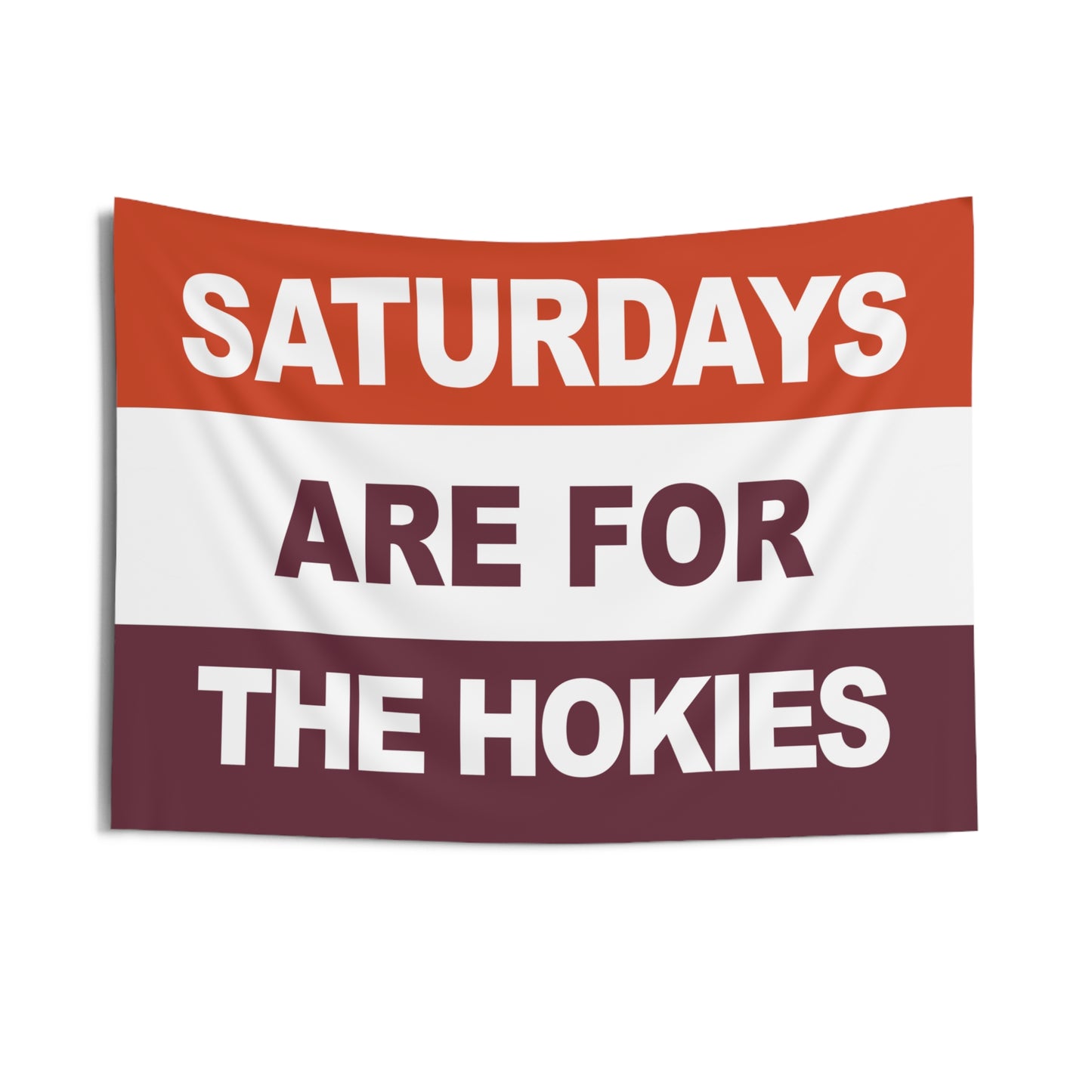 Saturdays Are For The Hokies Flag