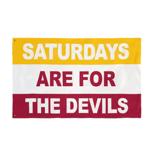 Saturdays Are For The Devils Flag