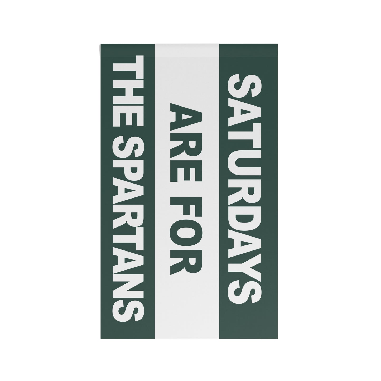 Saturdays Are For The Spartans Flag