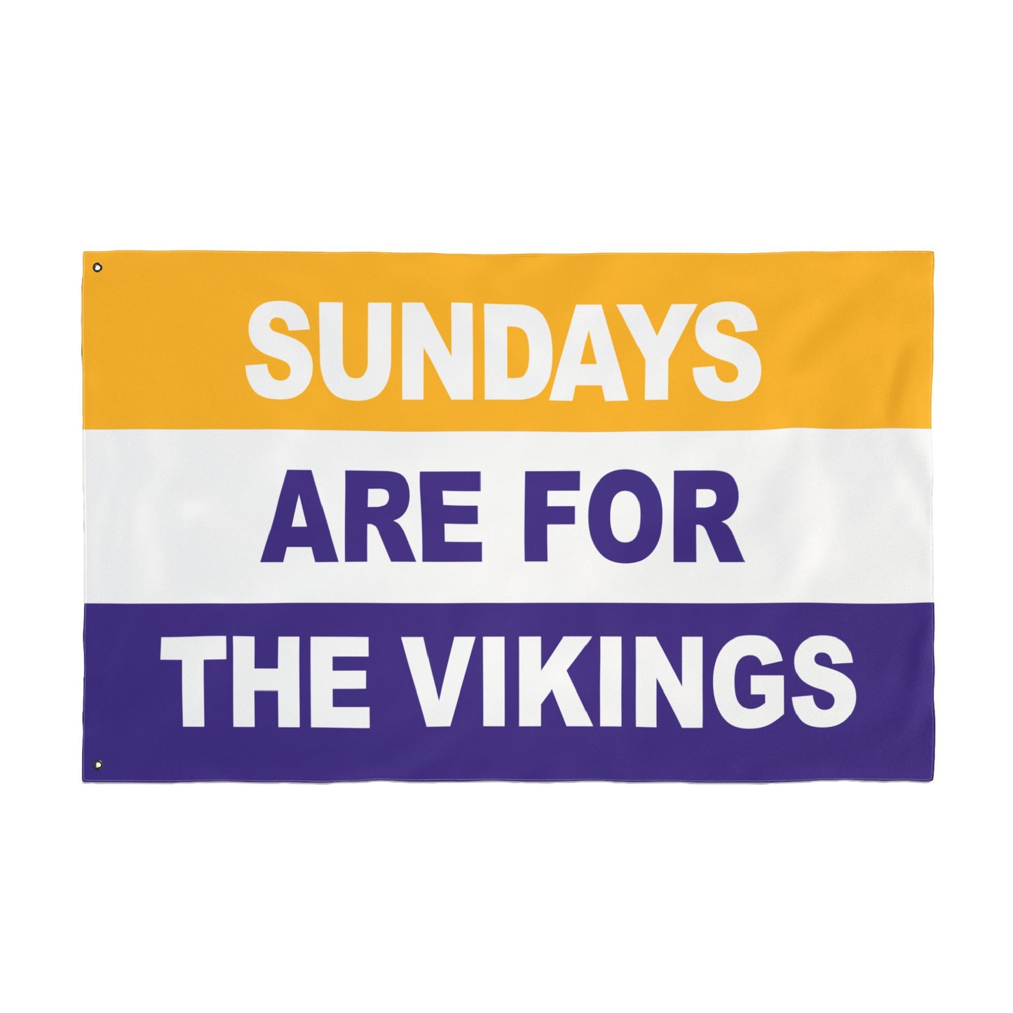 Sundays Are For The Vikings Flag