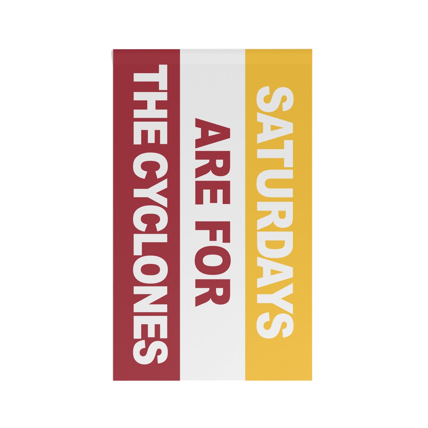 Saturdays Are For The Cyclones Flag