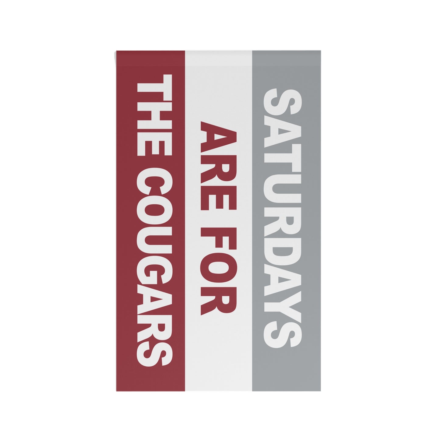Saturdays Are For The Cougars Flag