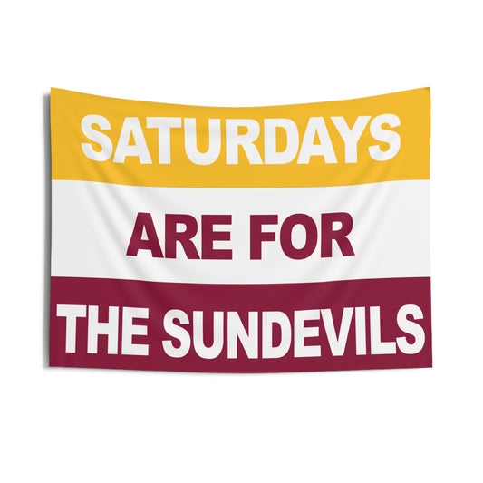 Saturdays Are For The Sun Devils Flag