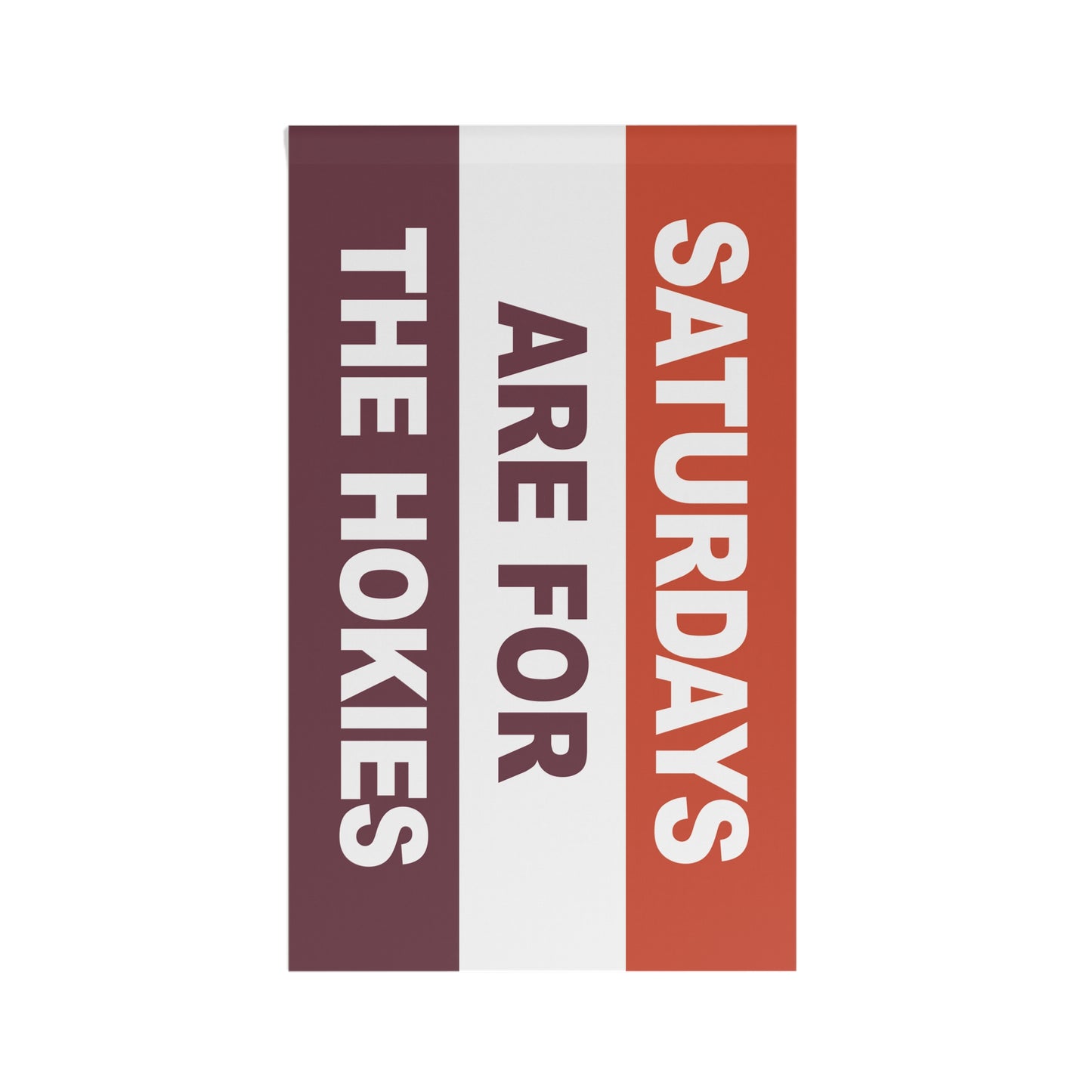 Saturdays Are For The Hokies Flag