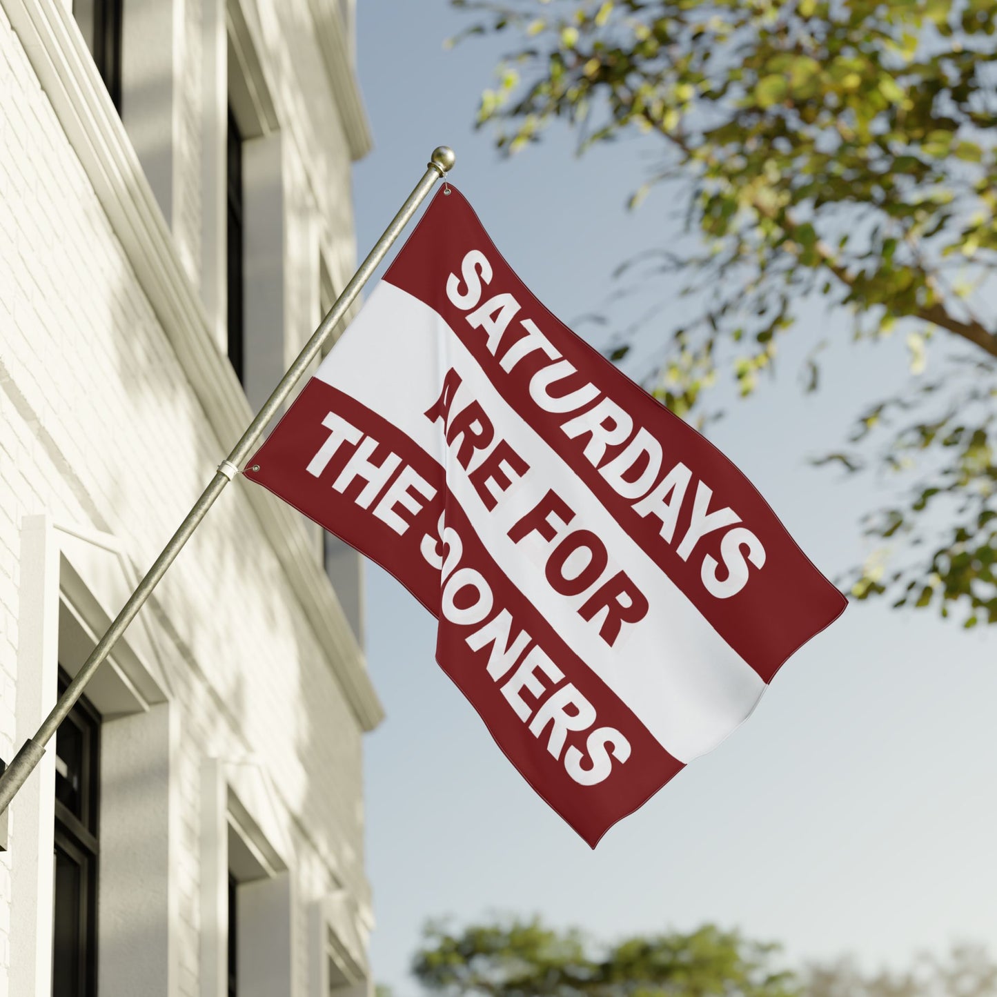 Saturdays Are For The Sooners Flag