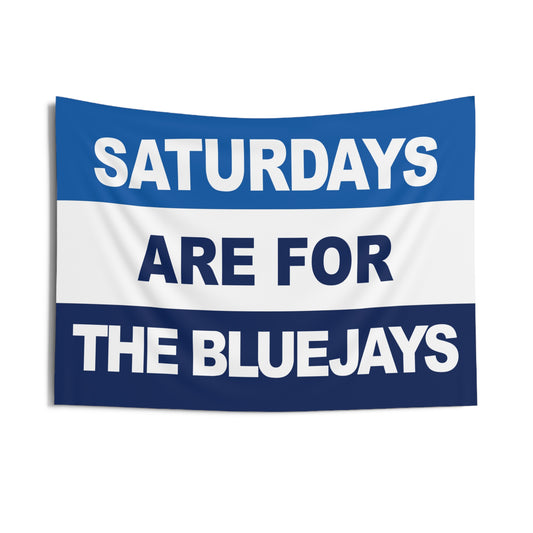 Saturdays Are For The Bluejays Flag