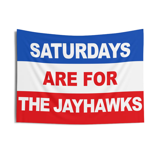 Saturdays Are For The Jayhawks Flag